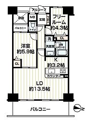 間取図画像 1SLDK