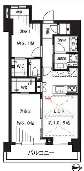 間取りを拡大表示