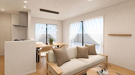【LDK】リフォームプラン例。工事費別途1150万円要。※イメージパースです。
