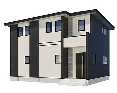 外観：よかタウンのデザイン住宅広さ、日当たり、設備面、周辺環境などなど、実際に物件を見てみないと分からない魅力があります！まずはお気軽にご見学くださいませ☆