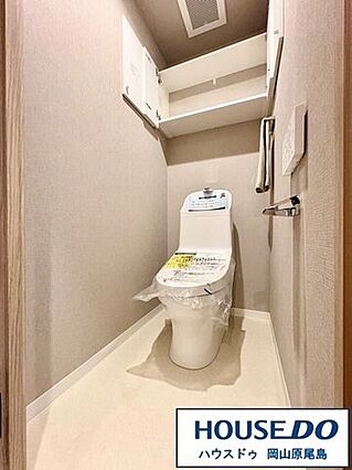 トイレ上部には...