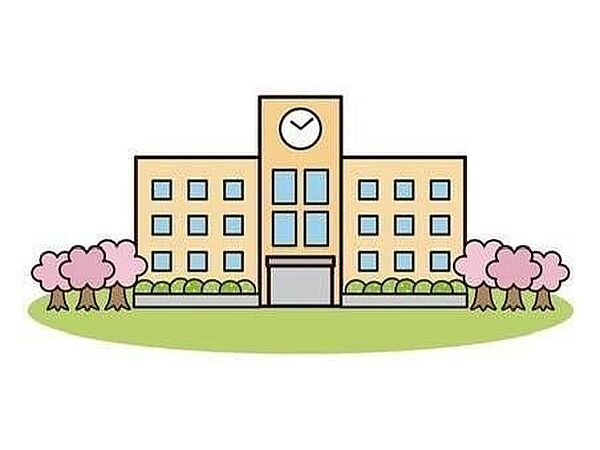 倉敷市立西中学校 870m