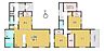 間取り：☆4LDK+WIC+ワイドバルコニー☆土地面積：136.29m2、建物面積：105.16m2