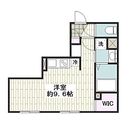 LUORE名古屋駅NORTH ワンルームの間取図画像
