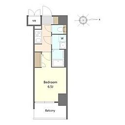 S-RESIDENE名駅北alesia(アレシア) 1Kの間取図画像