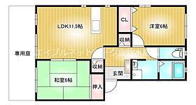 岡山県倉敷市児島稗田町1700-1（賃貸アパート2LDK・1階・55.89㎡） その2