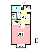 岡山県倉敷市大内1043-5（賃貸アパート1K・2階・26.78㎡） その2