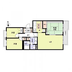 ガーデンテラス寿能台 3LDKの間取図画像