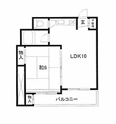 間取図画像 1LDK