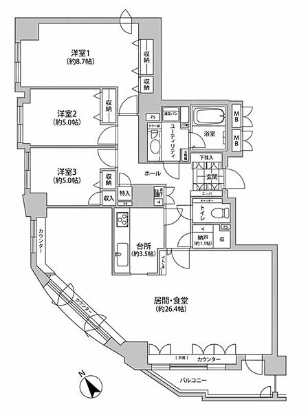 間取り：301000114633