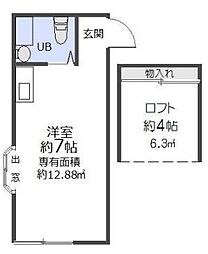 間取図画像 ワンルーム