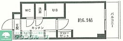 JR京浜東北・根岸線 北浦和駅 徒歩15分の賃貸マンション 1階1Kの間取り