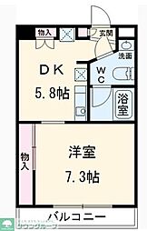 間取図画像 1K