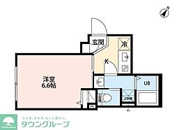 さいたま市緑区大字大門アパート 1Kの間取図画像