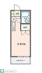 未来館西浦和 ワンルームの間取図画像