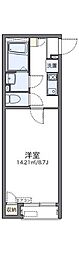 レオネクストシャイン浦和 1Kの間取図画像