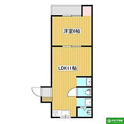 karin畑中1 1LDKの間取図画像