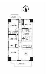 シャルム高崎倉賀野 4LDKの間取図画像