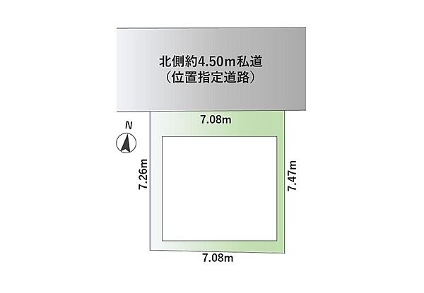 敷地概要図令和8年11月完成予定新邸！完工をお楽しみにお待ちください！