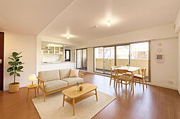 グランシティユーロレジデンス川崎 3LDKのリビング/ダイニング