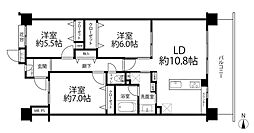 間取図画像 3LDK