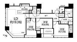 間取図画像 3LDK