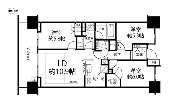 間取り：313004605116