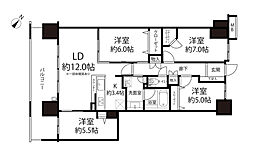 アーバンコート 4LDKの間取図画像