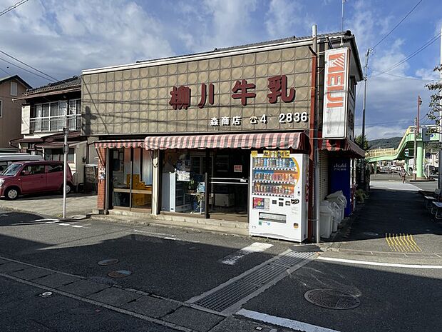 柳川牛乳　森牛乳店（1030m）