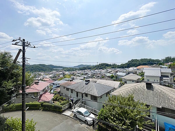2階バルコニーからの眺望。