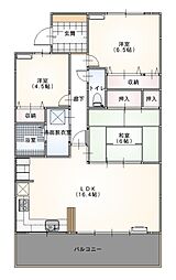 間取図画像 3LDK