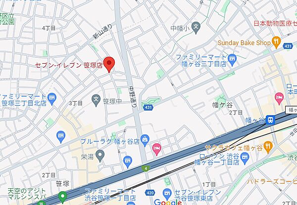 東京都渋谷区笹塚３丁目(賃貸アパート1LDK・3階・40.87㎡)の写真 その19