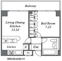 東京都新宿区愛住町2（賃貸マンション1LDK・6階・50.35㎡） その2