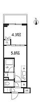 東京都大田区蒲田本町１丁目9-7（賃貸マンション1DK・2階・25.51㎡） その2