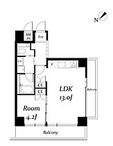 東京都渋谷区代々木１丁目2-9（賃貸マンション1LDK・5階・41.33㎡） その2