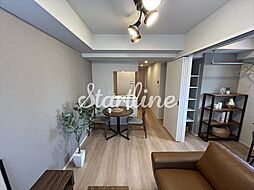 都営大江戸線 蔵前駅 徒歩1分の賃貸マンション 8階2LDKのリビング/ダイニング