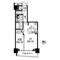 都営大江戸線 本郷三丁目駅 徒歩5分の賃貸マンション 2階1LDKの間取り