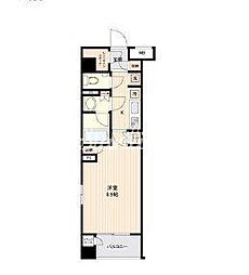 東京メトロ有楽町線 江戸川橋駅 徒歩7分の賃貸マンション 2階1DKの間取り