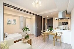 JR山手線 巣鴨駅 徒歩1分の賃貸マンション 13階1LDKのリビング/ダイニング