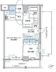 JR京浜東北・根岸線 大森駅 徒歩4分の賃貸マンション 5階1LDKの間取り