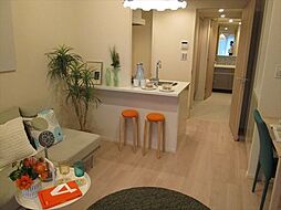 東京メトロ東西線 門前仲町駅 徒歩2分の賃貸マンション 3階1DKのリビング/ダイニング