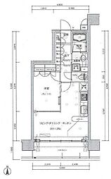 JR京浜東北・根岸線 田端駅 徒歩13分の賃貸マンション 5階1LDKの間取り