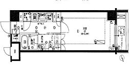 東京メトロ半蔵門線 水天宮前駅 徒歩16分の賃貸マンション 4階1Kの間取り