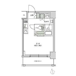 東京メトロ東西線 南砂町駅 徒歩13分の賃貸マンション 9階ワンルームの間取り
