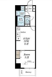 東京メトロ日比谷線 三ノ輪駅 徒歩7分の賃貸マンション 3階1LDKの間取り