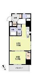 JR総武本線 馬喰町駅 徒歩4分の賃貸マンション 7階1LDKの間取り