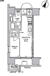 東京臨海高速鉄道りんかい線 大井町駅 徒歩4分の賃貸マンション 3階1LDKの間取り