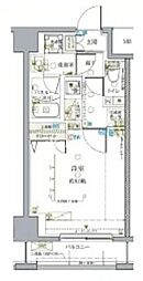 JR総武線 亀戸駅 徒歩4分の賃貸マンション 9階1Kの間取り