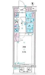 東武亀戸線 東あずま駅 徒歩7分の賃貸マンション 3階1Kの間取り