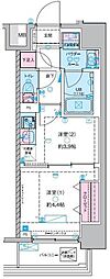 東京メトロ東西線 木場駅 徒歩7分の賃貸マンション 5階1DKの間取り